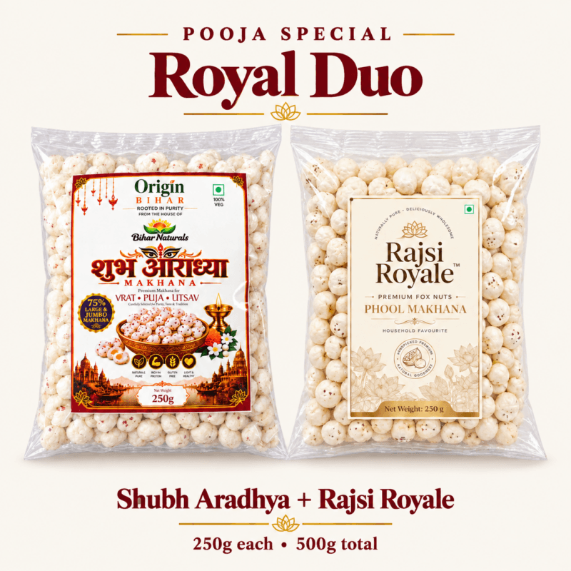 Pooja Royal Duo: Shubh Aradhya and Rajsi Royale, 250 g each, 500 g total